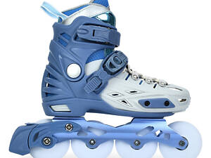 Детские раздвижные ролики A4155-M-BL, размер 35-38