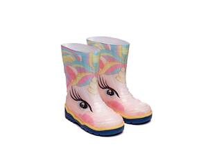 Детские резиновые сапоги 'Пинки единорог'