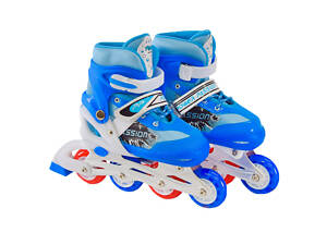 Детские ролики Bambi RL2406 светящиеся колеса синий L (39-42)