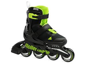 Детские ролики Rollerblade Microblade 2023 28-32 Черно-салатовый (07221900-T83_28-32)
