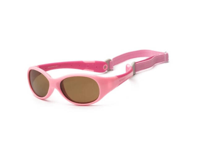Дитячі сонцезахисні окуляри Koolsun Flex 3-6 років, рожевий (KS-FLPS003) - Фото 1