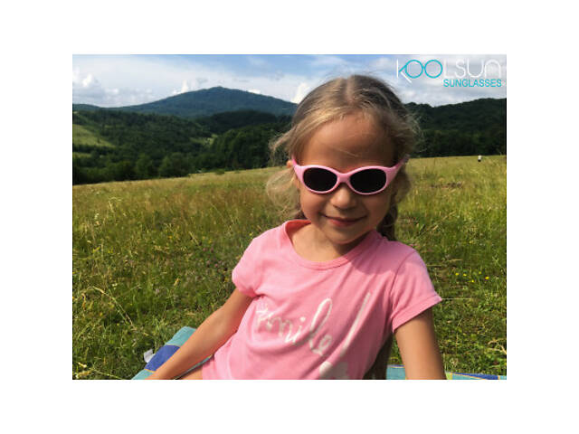 Дитячі сонцезахисні окуляри Koolsun Flex 3-6 років, рожевий (KS-FLPS003) - Фото 2