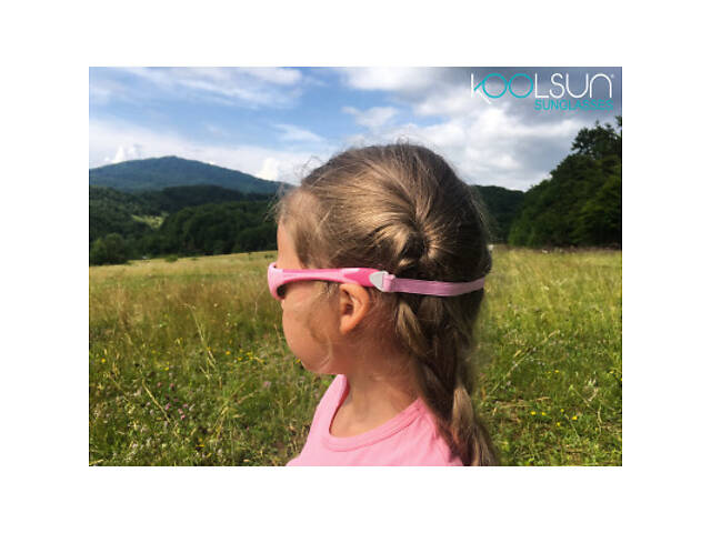 Дитячі сонцезахисні окуляри Koolsun Flex 3-6 років, рожевий (KS-FLPS003) - Фото 3