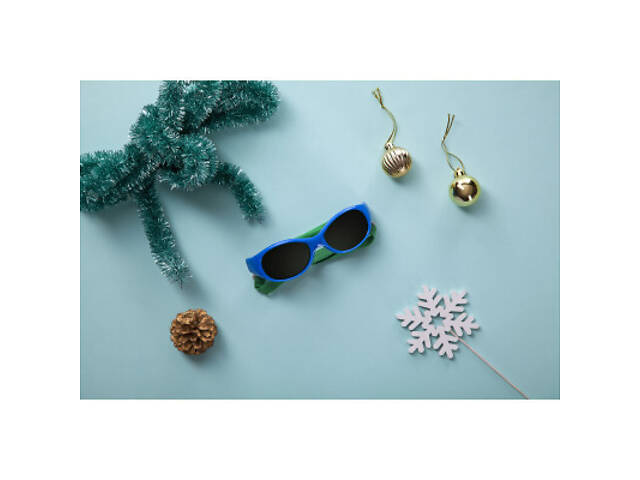 Дитячі сонцезахисні окуляри Koolsun Flex синьо-зелений 3-6 років (KS-FLRS003) - Фото 5