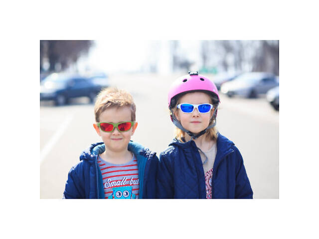 Дитячі сонцезахисні окуляри Koolsun Sport хакі 3-8 років (KS-SPOLBR003) - Фото 4