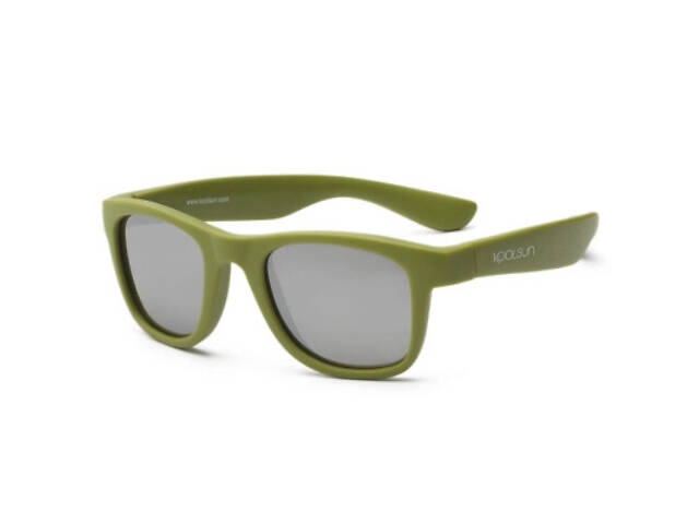 Дитячі сонцезахисні окуляри Koolsun Wave, 3-10 років хакі (KS-WAOB003) - Фото 1