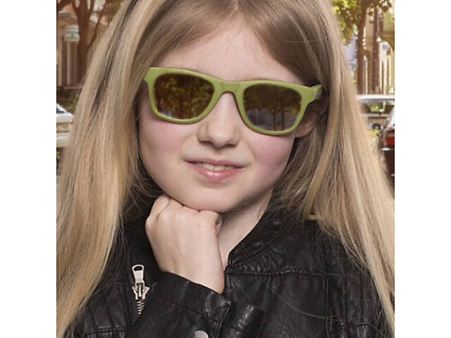 Дитячі сонцезахисні окуляри Koolsun Wave, 3-10 років хакі (KS-WAOB003) - Фото 6