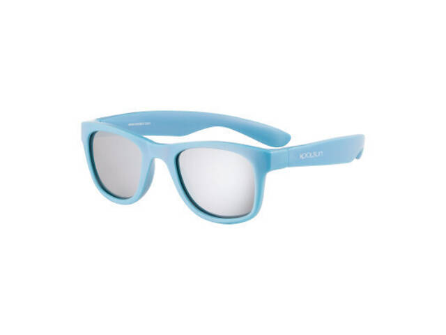 Дитячі сонцезахисні окуляри Koolsun Wawe блакитні 1-5 років (KS-WACB001) - Фото 1