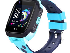 Детские умные наручные часы Smart Baby Watch Y95H 4G с GPS Синий