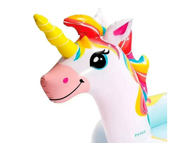 Дитячий басейн зі знімним навісом та фонтанчиком Єдиноріг Intex 58435, 130 л - Фото 4