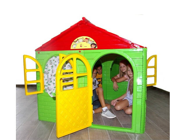 Дитячий ігровий будиночок зі шторками 02550 Долоні - Фото 3