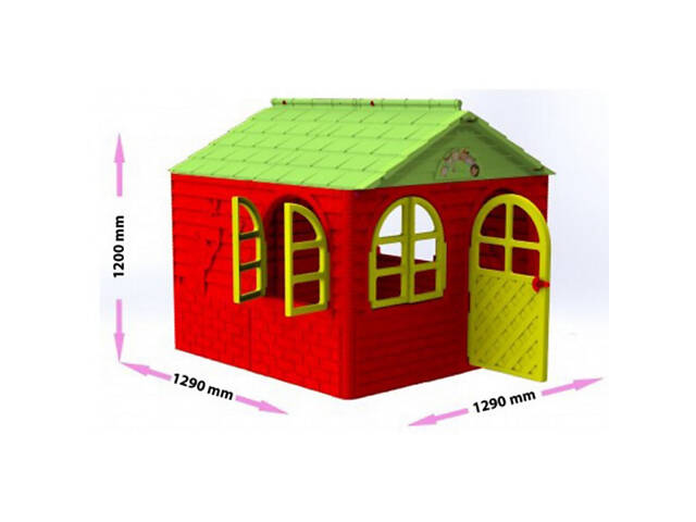 Дитячий ігровий будиночок зі шторками 02550 Долоні - Фото 8