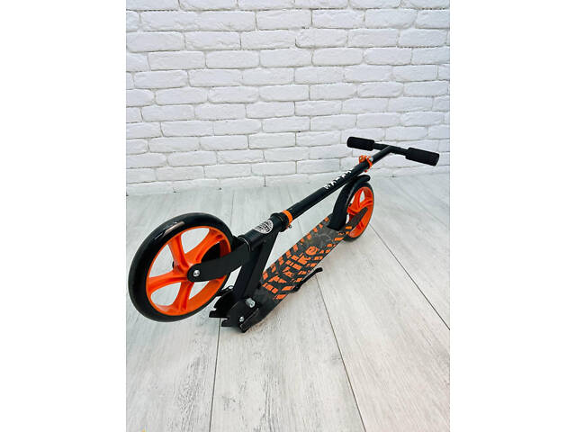 Дитячий двоколісний самокат iTrike SR 2-010-4-1 до 100 кг (Помаранчевий) - Фото 5