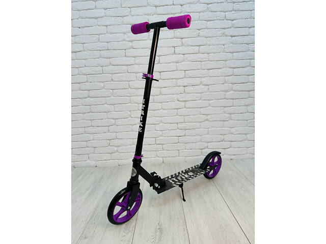 Дитячий двоколісний самокат iTrike SR 2-010-4-1 до 100 кг (Фіолетовий) - Фото 5