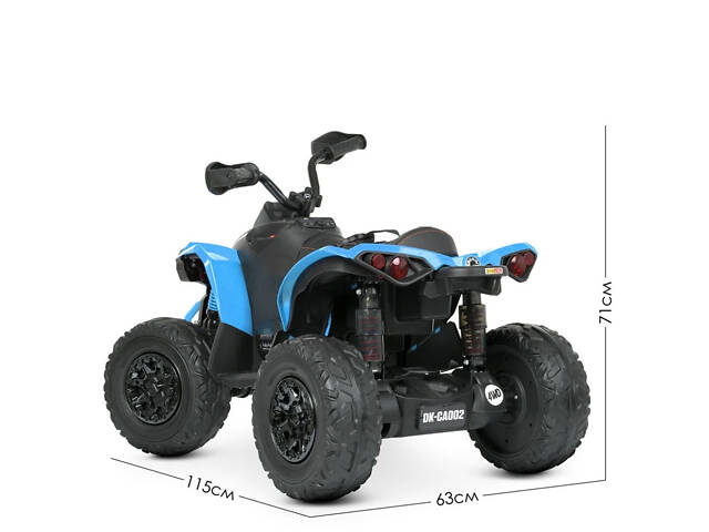 Детский электромобиль Квадроцикл Bambi M 5001EBLR-4 Синий - Фото 5
