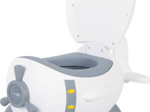 Детский горшок FreeON Plane, white - grey