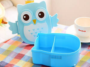 Дитячий ланчбокс Bento Совушка Синій