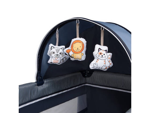 Дитячий манеж Lionelo Sven Plus Blue Navy (LO-SVEN PLUS BLUE NAVY) - Фото 10