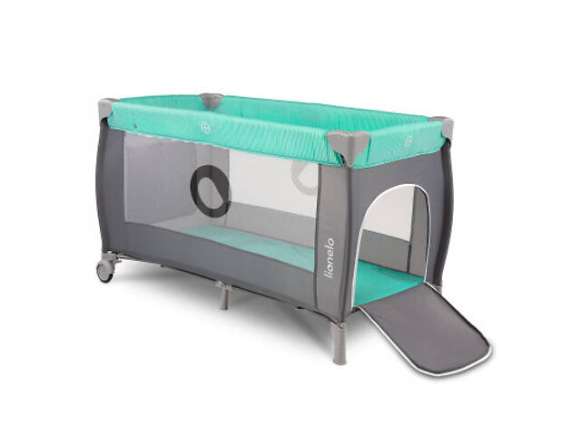 Дитячий манеж Lionelo Sven Plus Turquoise-grey (LO-SVEN PLUS TURQUOISE GREY) - Фото 3