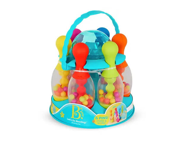 Ігровий набір Боулінг 6 кеглів, куля, підставка BX4511Z - Фото 4