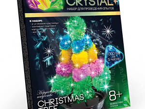 Дитячий набір для проведення дослідів 'MAGIC CRYSTAL' OMC-01-01 безпечний Різдвяна багатобарвна ялинка