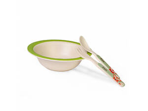 Дитячий набір посуду Fissman Лисеня PT-8347-3 3 предмета зелений