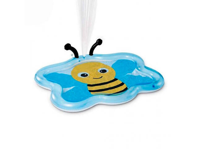 Дитячий надувний басейн Intex Бджілка з фонтаном 127x102 см 59 л 58434 - Фото 1