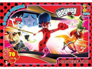 Дитячий пазл 'Леді Баг' LB1022 постер 70 елементів