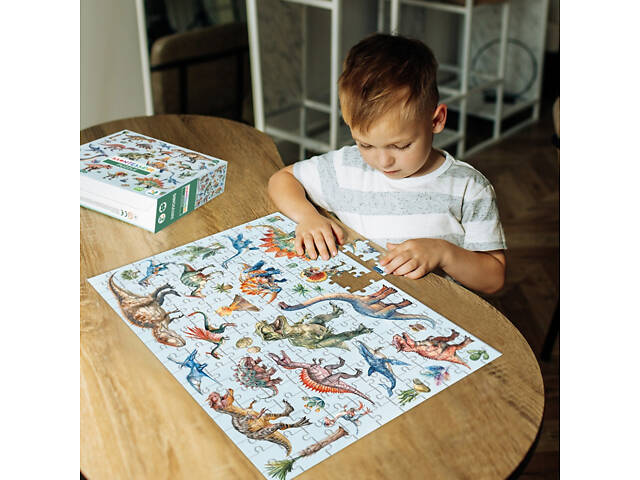 Дитячий пазл Монтессорі 'Динозаври' 200631, 200 елементів - Фото 6