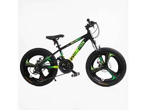 Детский спортивный велосипед Corso Evolution EV-438 Shimano 20' Черно-желтый (171454)