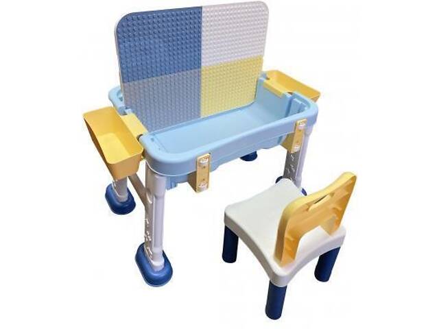 Дитячий стіл Microlab Toys Конструктор Ігровий Центр + 1 стілець (GT-15) - Фото 2