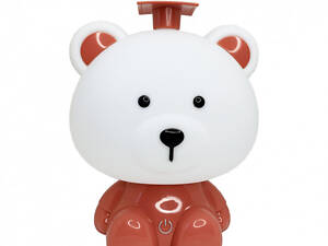 Дитячий світильник нічник Мишка Тедді рожевий