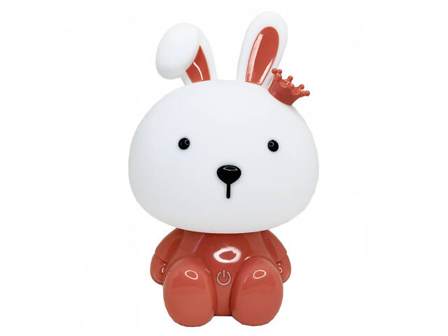 Детский светильник ночник Зайка розовый - Фото 1