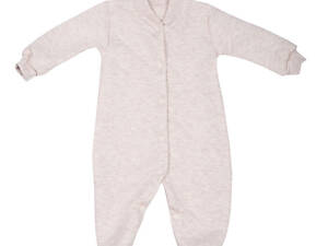 Детский теплый универсальный человечек на кнопках GABBI KB-23-6 Бежевый р.68 (13810)