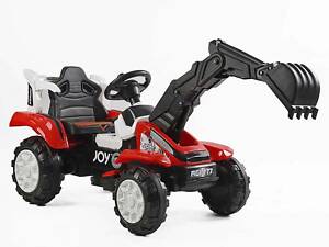 Дитячий трактор електричний Joy Т-571 Червоно-чорний (176348)