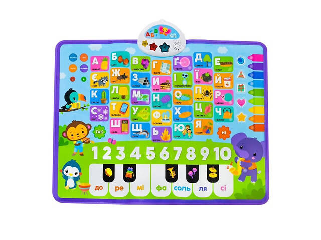 Плакат навчальний Перші знання KH07/001 укр мова 45*60см - Фото 2