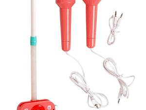 Детский игрушечный караоке Yufeng My Musik World 2 микрофона Красный (155513)