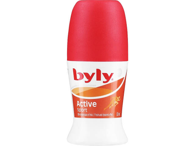 Дезодорант Byly Active Sport Кульковий 50 мл (8411104021648) - Фото 1