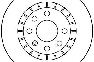 Гальмівний диск TRW DF1625