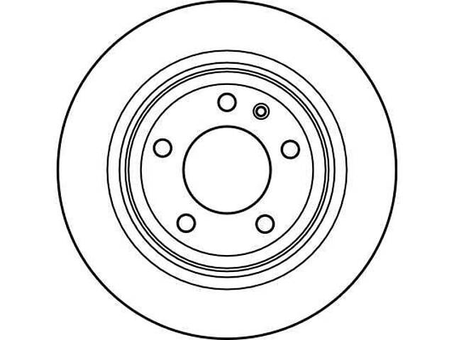 DF2557 TRW - Гальмівний диск