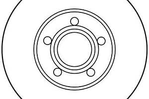 Гальмівний диск TRW DF2652