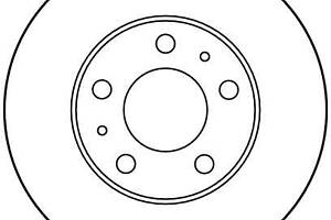 Гальмівний диск TRW DF2721