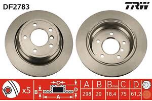 DF2783 TRW - Гальмівний диск