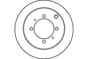 Гальмівний диск TRW DF4193