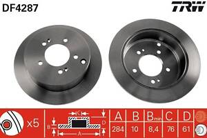 Гальмівний диск TRW DF4287