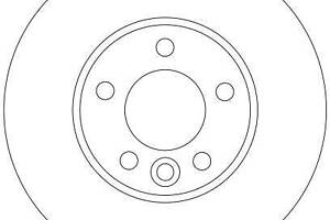 DF4308S  TRW - Гальмівний диск