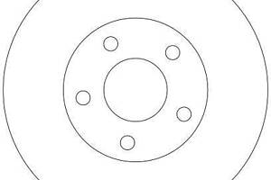 Гальмівний диск TRW DF4316