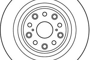Гальмівний диск TRW DF6038S