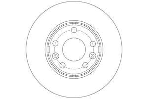 Гальмівний диск TRW DF6072