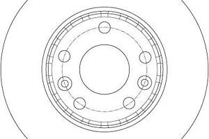 Гальмівний диск TRW DF6072